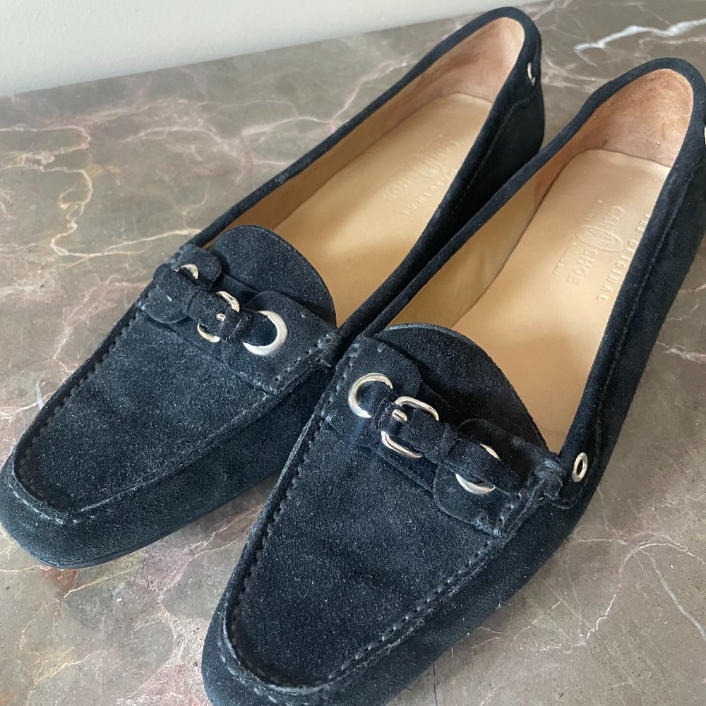 The Original Car Shoe in black suede - Women's 8.5